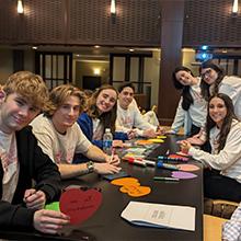 image of marist students at Spiritual Life and Service event